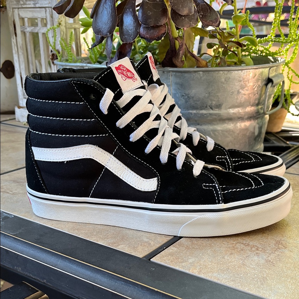 Vans Classic Black and White High-Tops